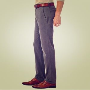 HAGGAR Gray Khaki Chino